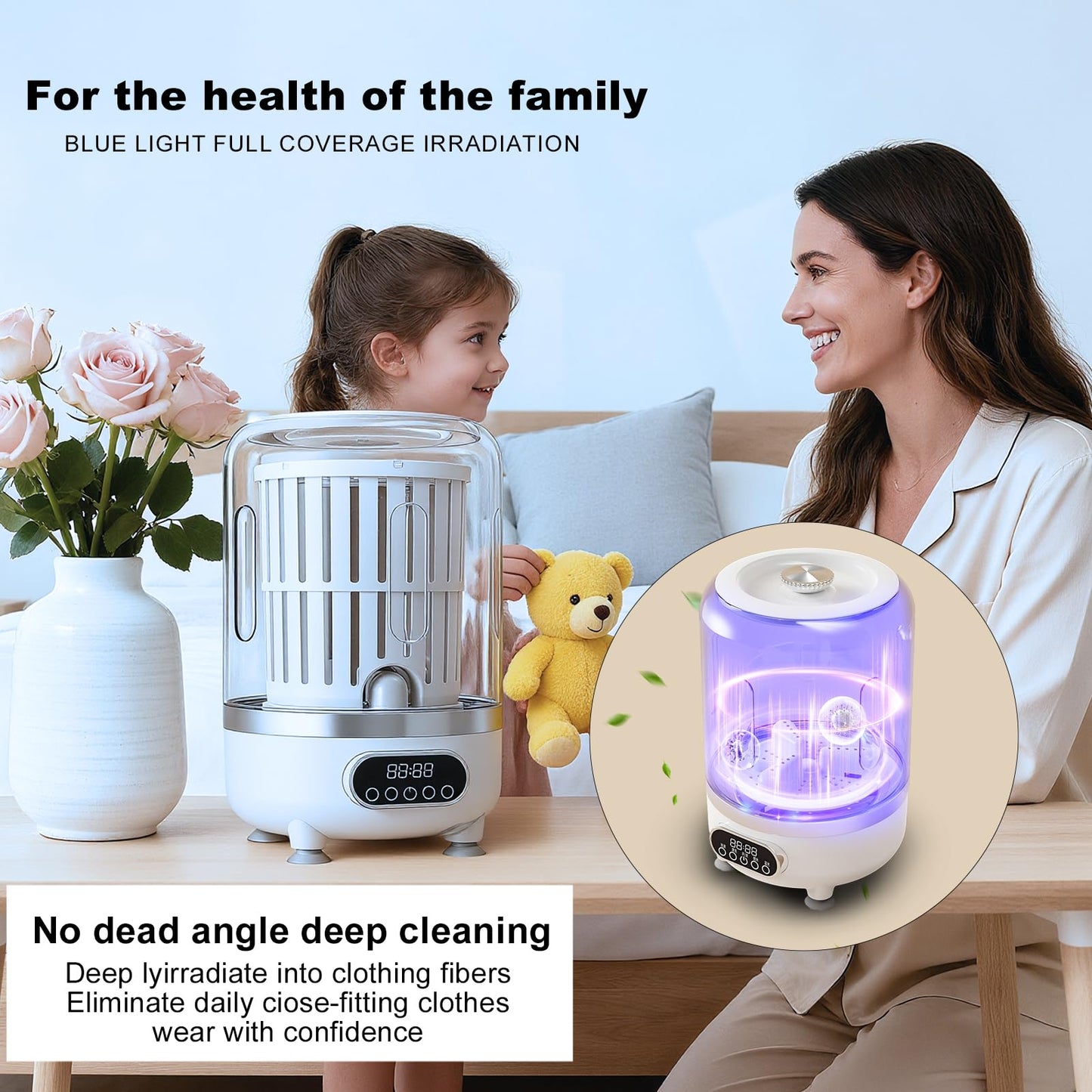 3L Portable Washing Machine,3 In 1 Portable Washer And Dryer Underwear Washing Machine,Mini Lavadora Portatil for Home, Apartment, Hotel, Camping & Travel(3L capacity)