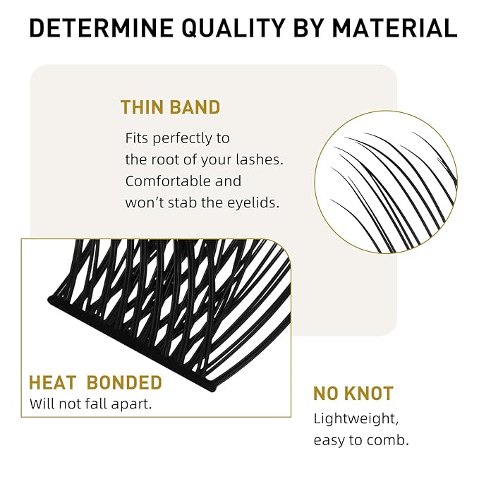 B&Qaugen False Eyelash, B 28, Individual, Curl-C, 14mm, Cruelty Free Vegan, 72 Clusters
