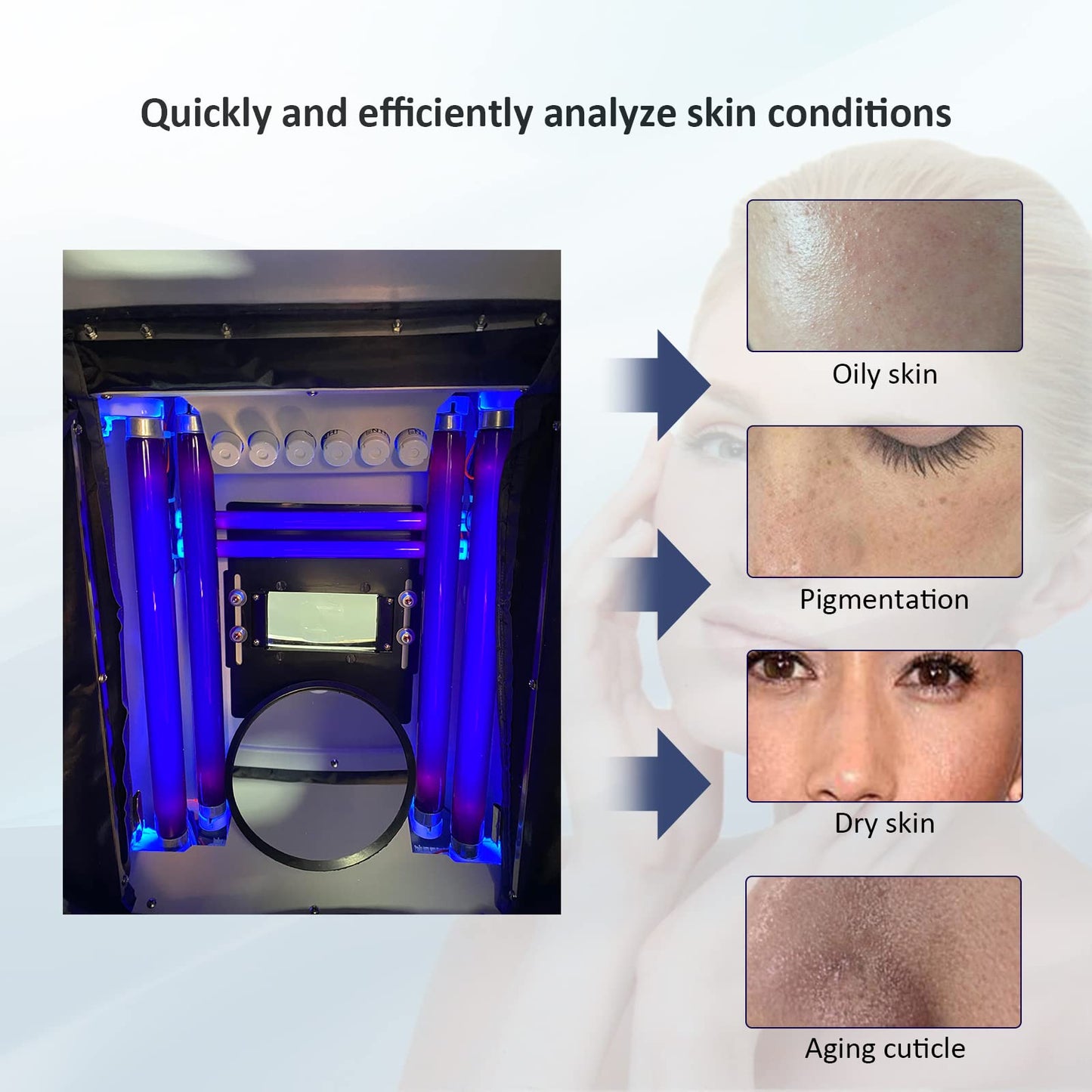 Elitzia ETD1029 Laptop Computer Type UV Beauty Cold Light Skin Analyzer