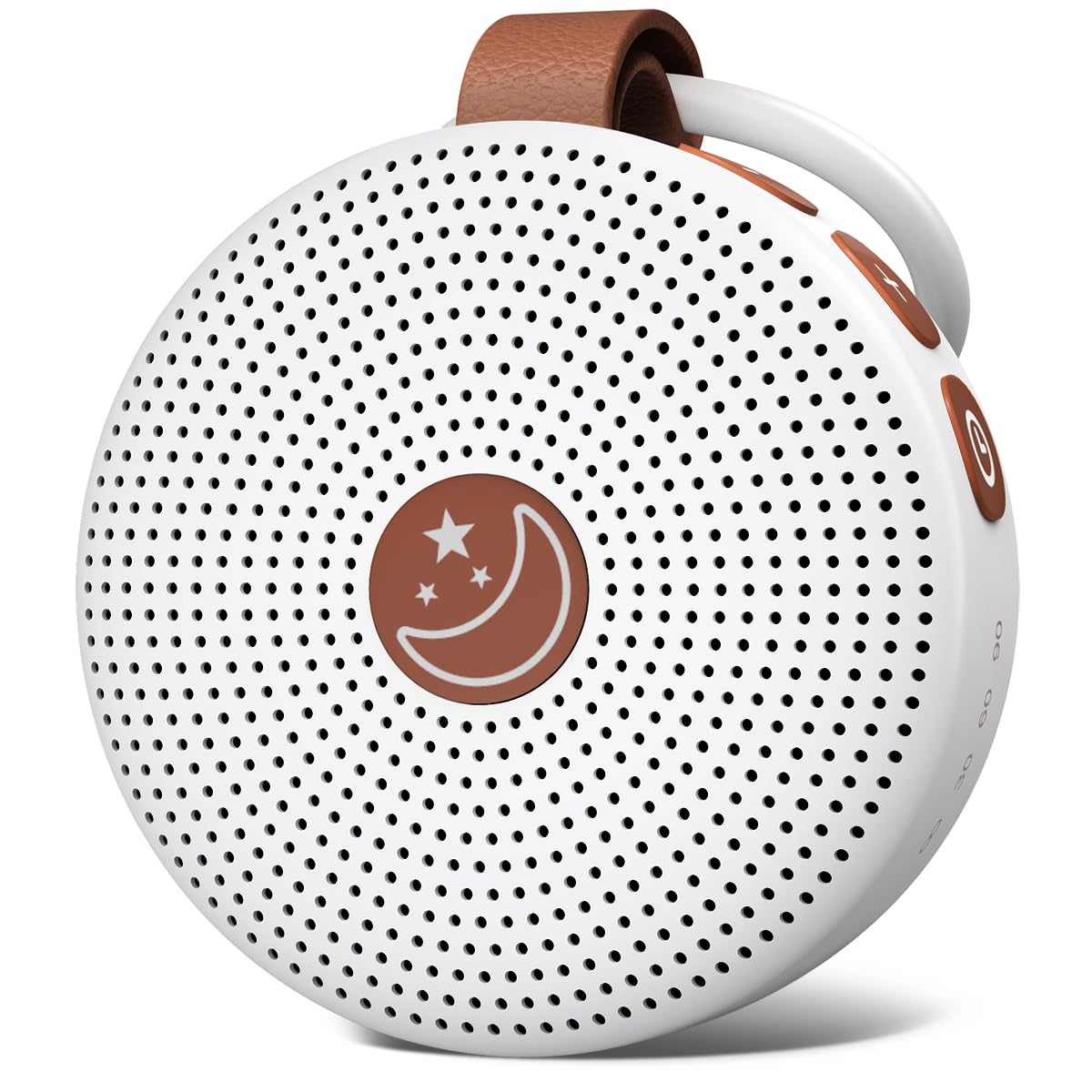 Sound Machine Mini Portable Baby White Noise Machine with 30 Soothing Sounds for Kids Adults Auto-Off Timer 32 Volume Levels Rechargeable Brown Noise Sleep Machine for Home Office Privacy and Travel