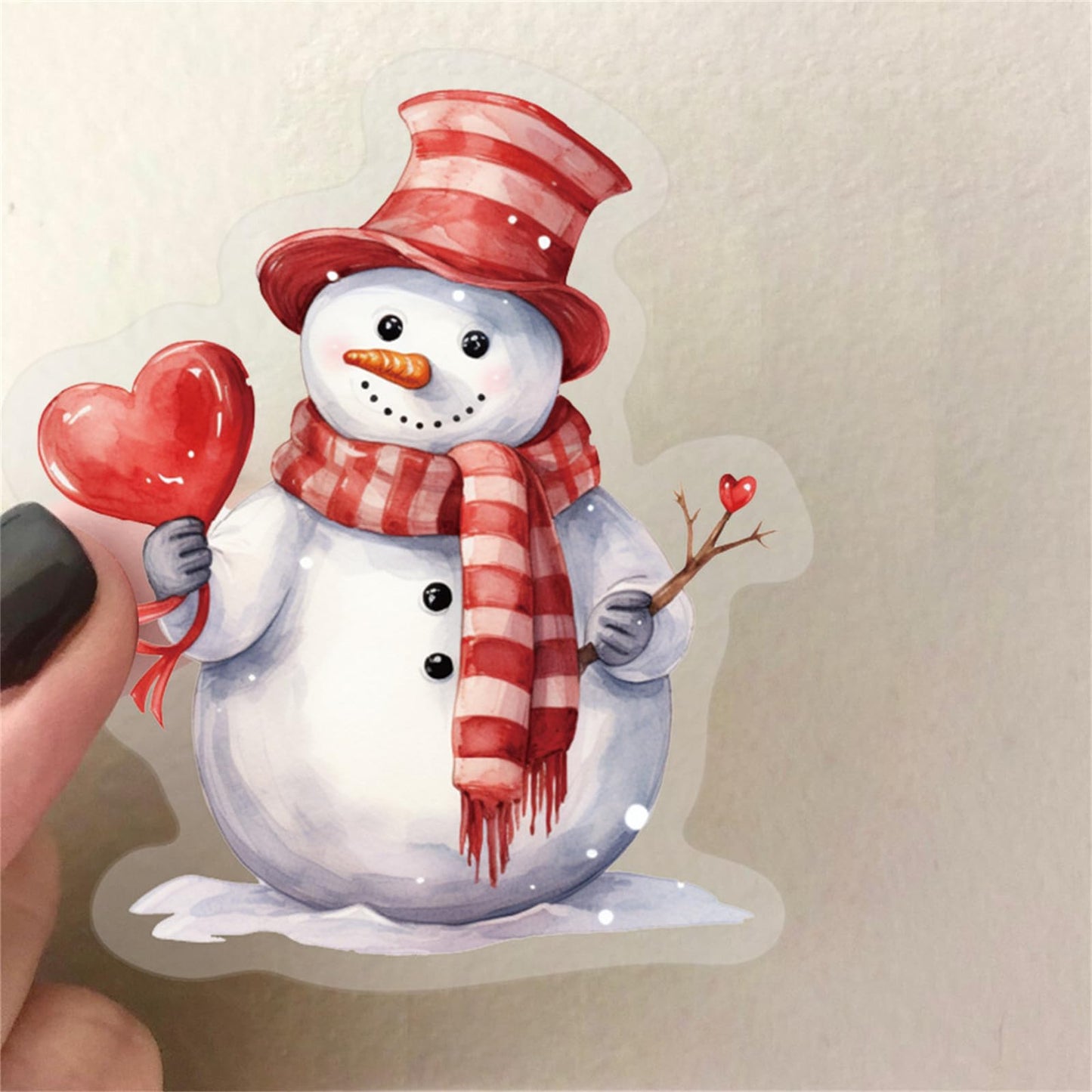 50pcs Transparent Love Stickers,Red Vintage Valentine Sticker Waterproof PET Stickers for Scrapbook Journaling Photo Album Collage Card Heart Romantic Sticker for Teens and Adults (red)