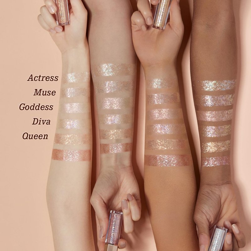 DEARDAHLIA Paradise Shine Eye Sequins (Angel Tears) - Lightweight Liquid Glitter Eyeshadow, Minimal Fallout, High-Shine Pearl Finish, Lightweight, Blendable, Vegan Korean Eye Makeup. 0.14 oz