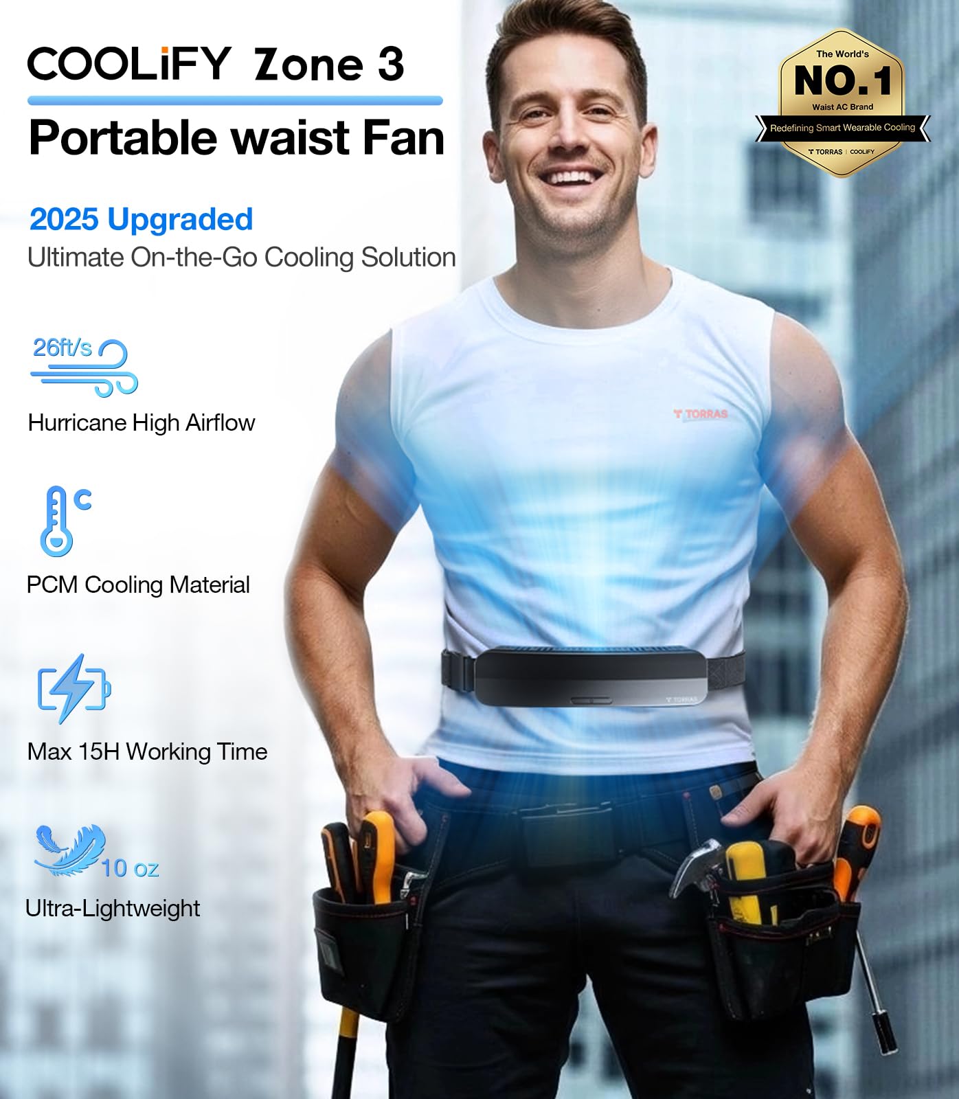 TORRAS Coolify for Ultimate Full-body Cooling （Cyber & Zone）