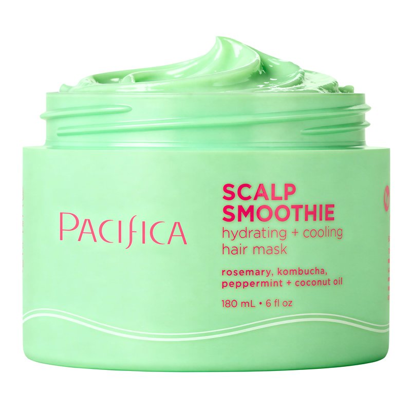 Pacifica Scalp Smoothie Hydrating Scalp Treatment & Leave-On Hair Mask, Cooling Relief for Dry, Flaky, Itchy Scalp & Thinning Hair, Vegan & Cruelty-Free, 6 fl oz