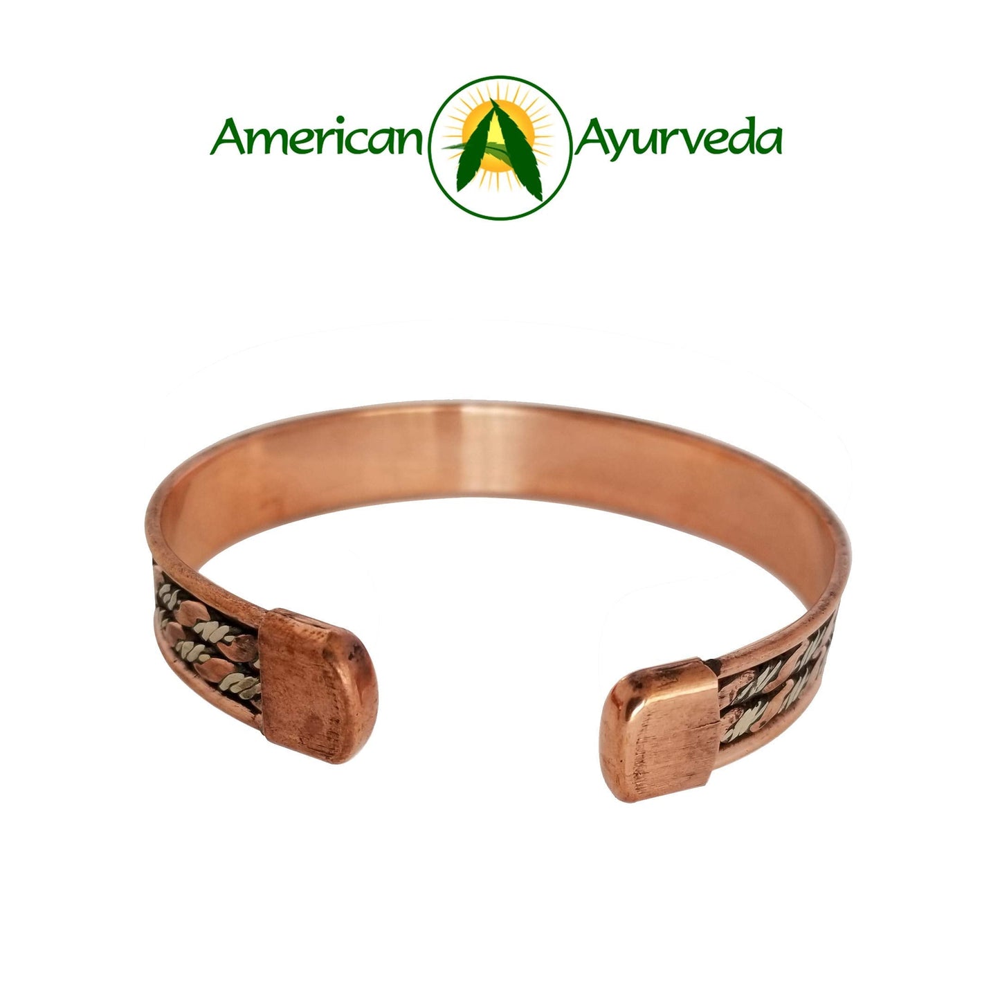 American Ayurveda Gift for Any Occassion Copper Bracelet for Men Women Grounding Ayurveda Health Benefits Adjustable Cuff