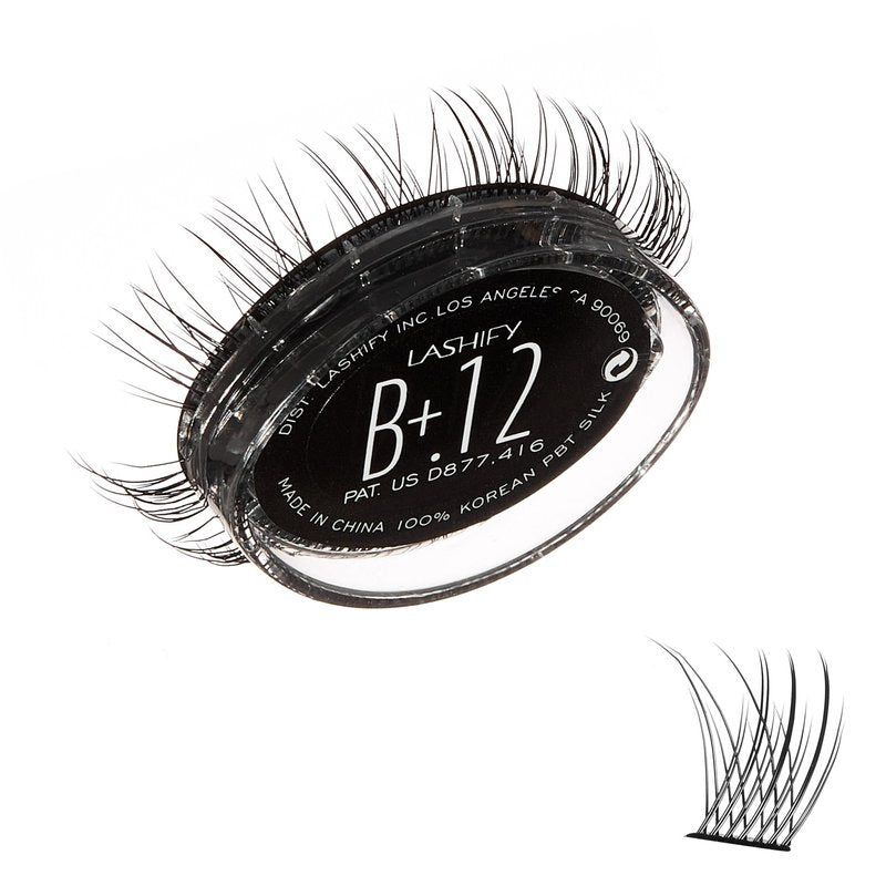 Lashify Bold Plus+ 8mm Gossamer Eyelash Extensions Refill in Black, Easy DIY False Lashes for the Most Delicate, Natural and Long Lasting Look