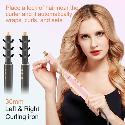 Hair Dryer Brush 5 in 1, JAOSOP Hair Styler, 110,000 RPM High-Speed Negative Ionic Hair Dryer Fast Drying, Professional Multi Blow Dryer Brush for Curling Volumizing Straightening Styling, Grey