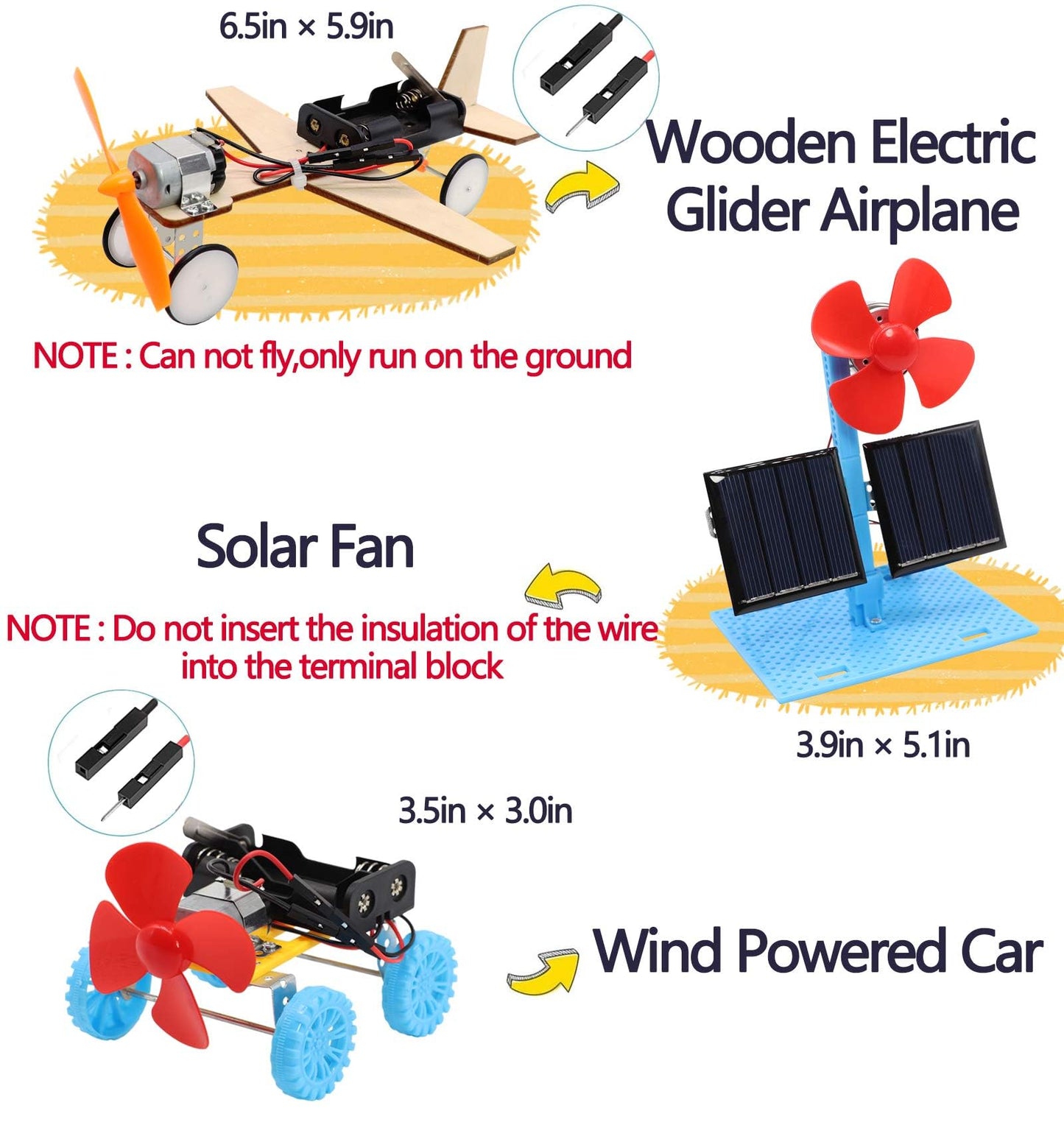 4 in 1 Solar Power & Electric Motor STEM Kits,Science Experiment Projects for Kids Beginners,Electronic Assembly Solar Powered Toy Kit,DIY Educational Engineering Experiments for Boys and Girls