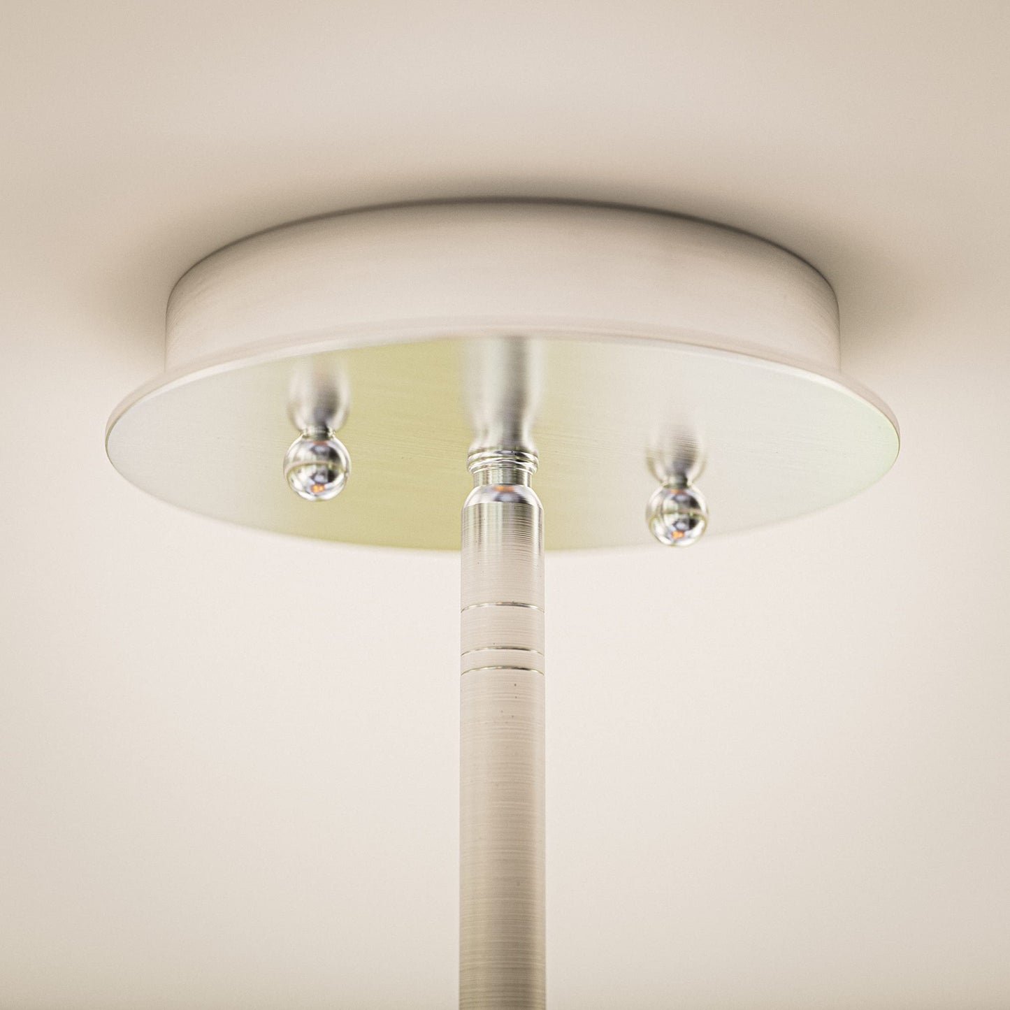 Kenroy Home 93013BS Bulletin 3-Light Pendant, Brushed Steel