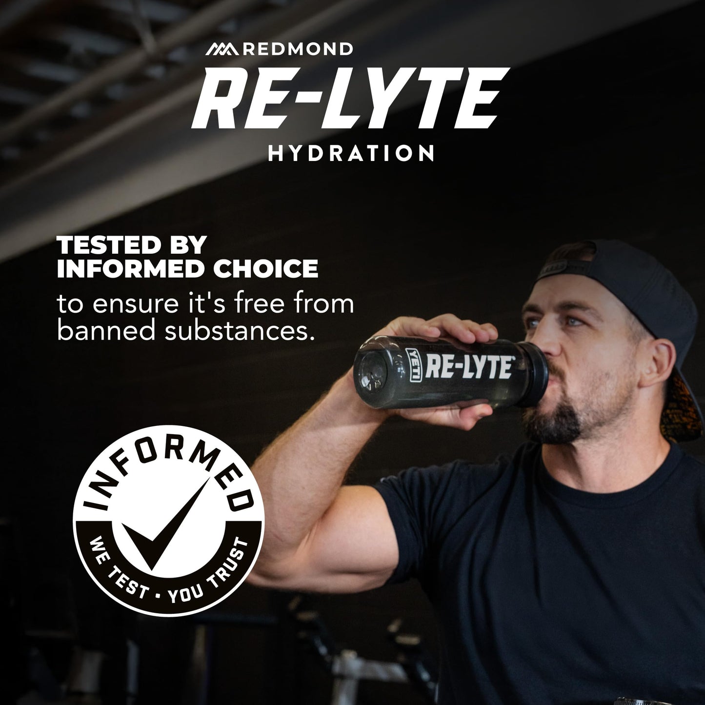 REDMOND Re-Lyte Hydration Electrolyte Powder Bulk Pouch 175 Servings/Strawberry Lemonade