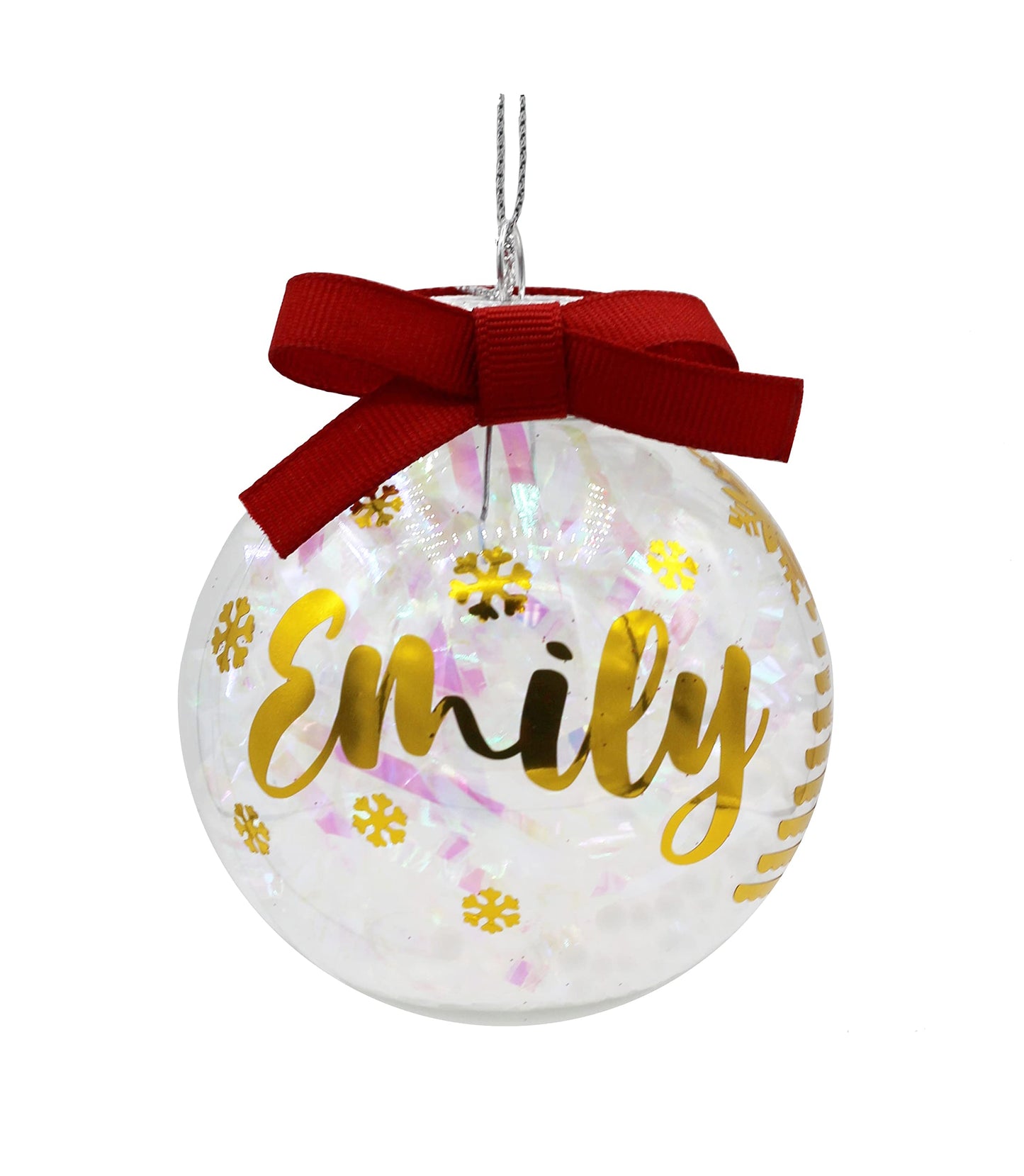 Creative Hobbies Clear Plastic Fillable Christmas Ornament Discs - Great for Crafts, Holidays and Weddings | Pack of 12 (Medium)