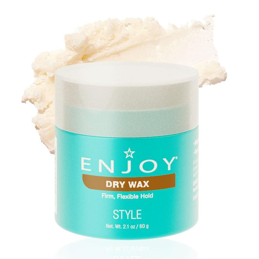 Enjoy Enjoy Dry Wax (2.1 oz) - Non-Greasy, Pliable Hair Wax