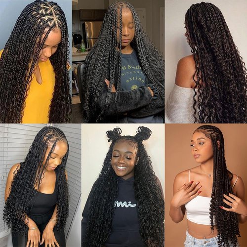 Goulus Deep Wave Bulk Human Hair For Braiding 100% Unprocessed Brazilian Virgin Human Hair Extensions Two Bundles Micro Braiding Human Hair 100g No Weft(28inch, Natural Black)