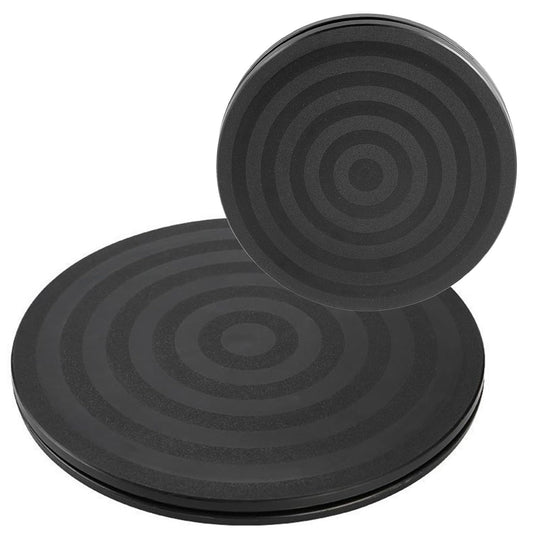 2 Pack Bonsai Turntable, Heavy Duty Rotating Swivel Stand, Lazy Susan Turntable with Steel Ball Bearings, Garden Swivel Stand Turntable for Model/TV/Monitors(20cm/8")