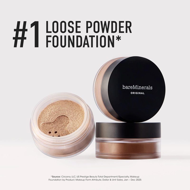 Original Loose Powder Foundation SPF 15, Neutral Deep 29, Vegan, Cruelty-Free & Dermatologist-Tested