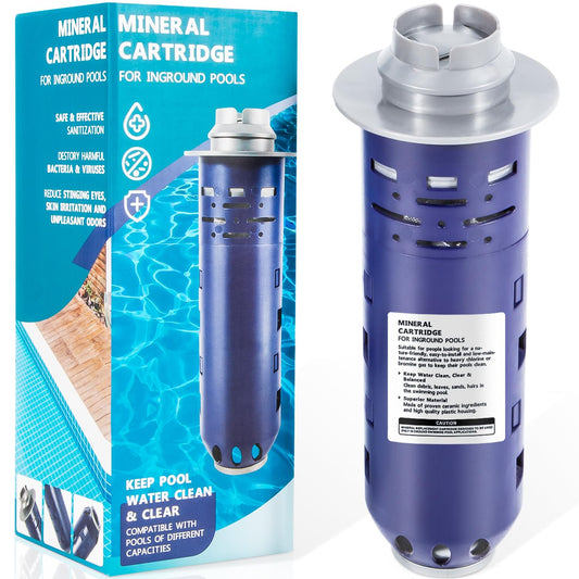 Replacement for Nature2 Duoclear 25 35 Mineral Cartridge W28000 W28001 for All Zodiac Duoclear & Nature2 Fusion, Fusion Soft, Vision Pro System Aboveground Ingroud Swimming Pool Up to 35,000 Gallons