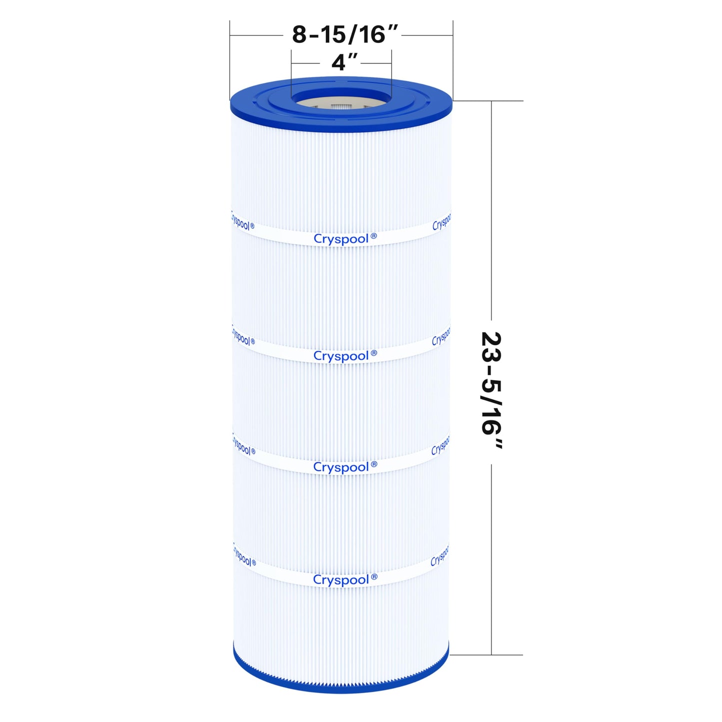 Cryspool® 08050 Filter Compatible with Hayward CCX1500RE(CC 1500 E), X-Stream 150, PXST150, 817-0150n, C-8316, FC-1286, 150 Sq. Ft Pool Filter Cartridge, 1 Pack