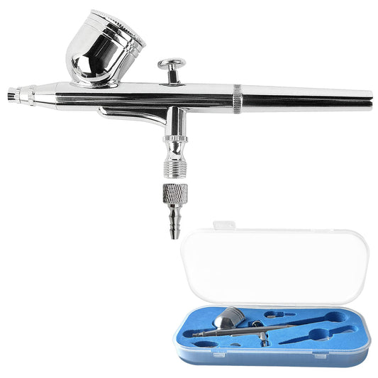 Air Brush 0.3mm Gravity Feed Dual-Action Airbrush Paint Spray Gun Kit Set Airbrush Kit Air Brush Painting Set for Nails Painting Art Craft