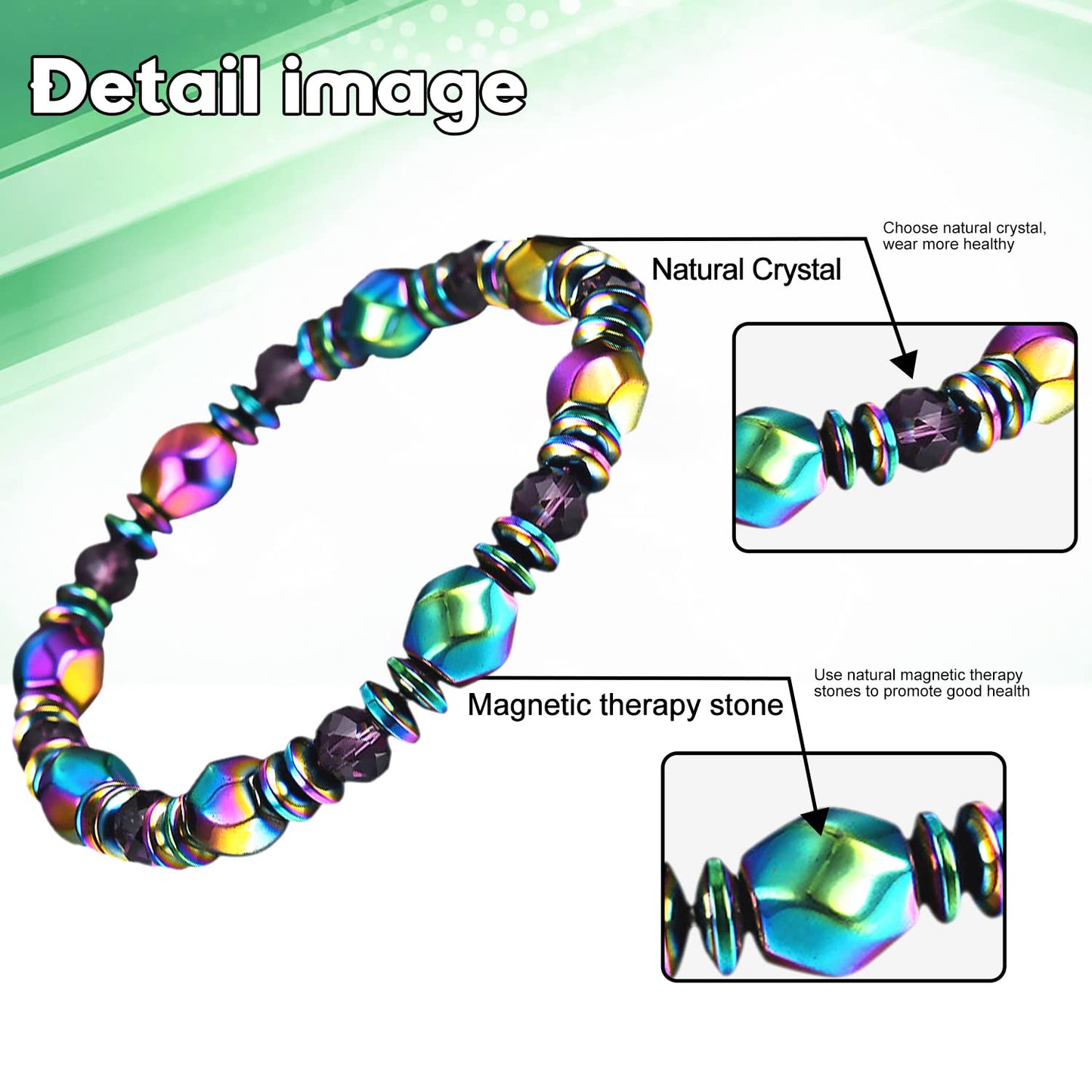 AGSIXZLAN 3pcs Adjustable Lymph Drainage Carnelian Magnetic Bracelets for women & Men,Slimming Hematite Bracelet for Lymph Drainage, Arthritis, Anxiety Relief, Swelling Reduction & Weight Loss