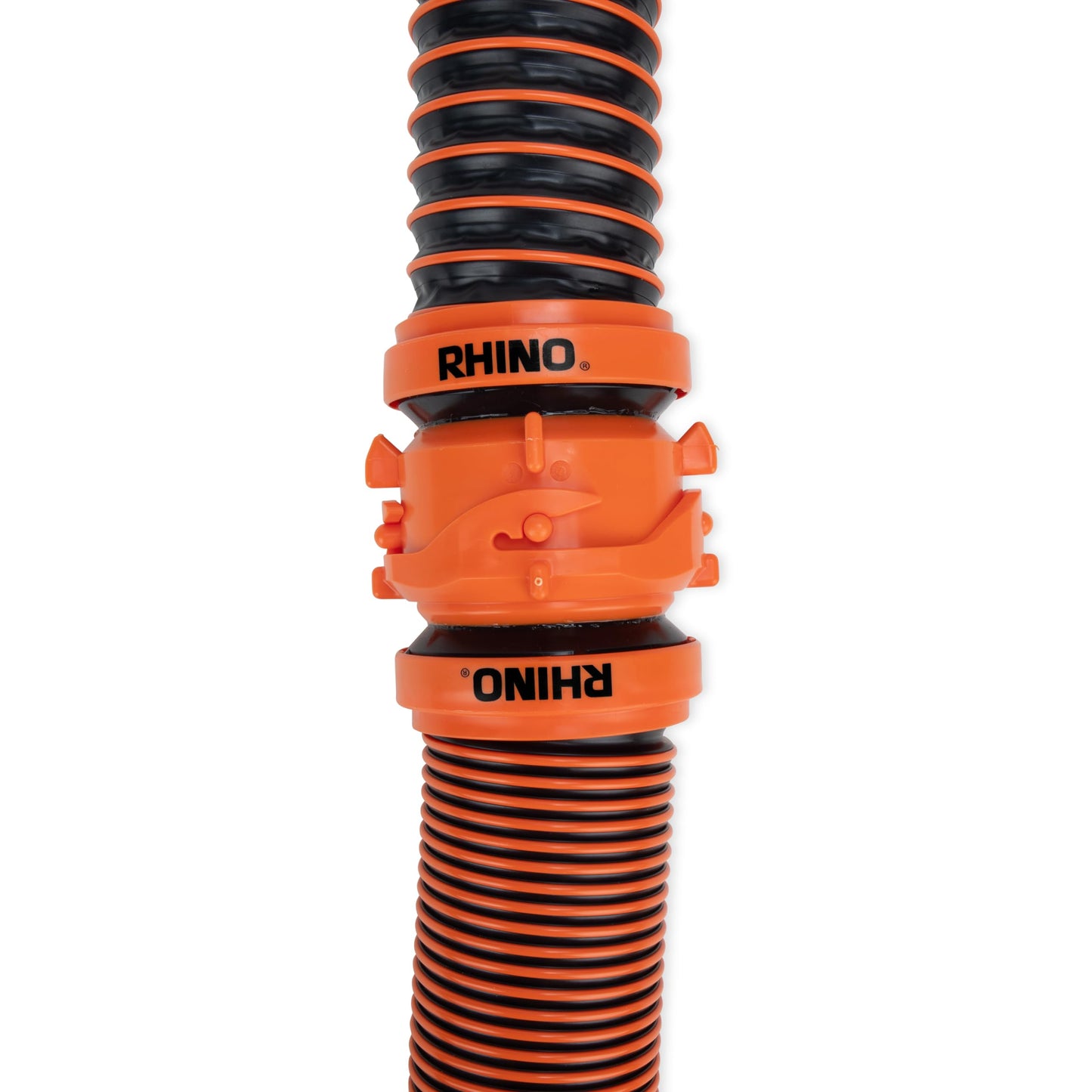 Camco RhinoEXTREME 10-Foot Camper/RV Sewer Hose Kit - Features TPE Technology for Abrasion Resistance and Crush Protection - Includes Pre-Attached Rhino Swivel Fittings (39854)