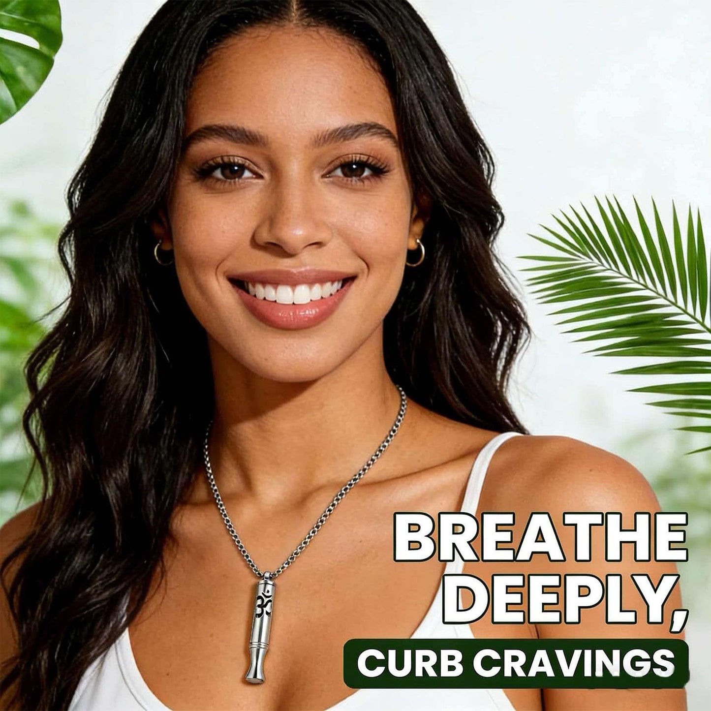 phaxud Stainless Steel Mindful Breathing Necklace with Aromatherapy Diffuser & Guided Meditation Cards, Calming Relaxation Tool for Meditation & Healthy Habit (Necklace, Gold)