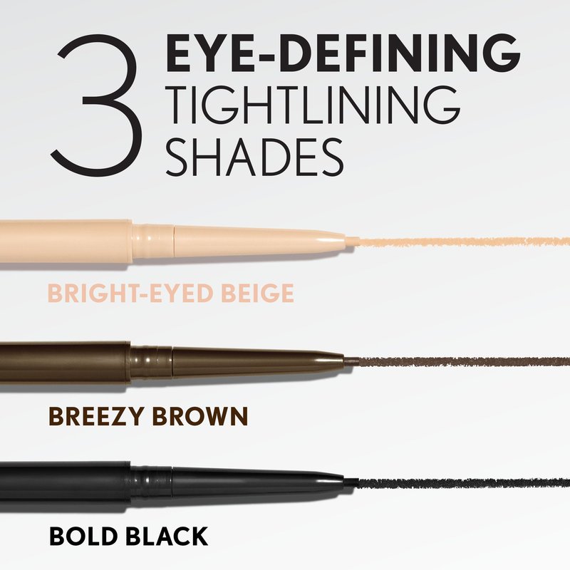 CoverGirl Perfect Point Plus Lashline, Bold Black, Micro Eye Pencil, Ultra-Precise 1.5 Millimeter Tip, Creamy Gel Formula, Clean & Vegan, Talc-Free, Waterproof, 0.002oz