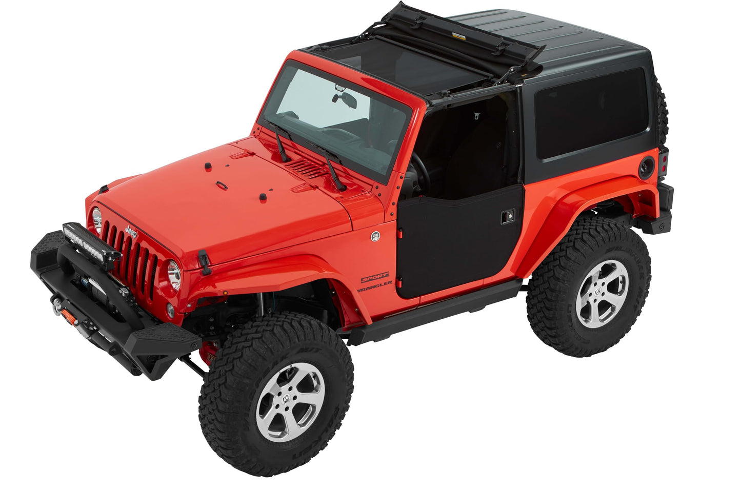Bestop 52406-11 Retractable Sunshade, Mesh