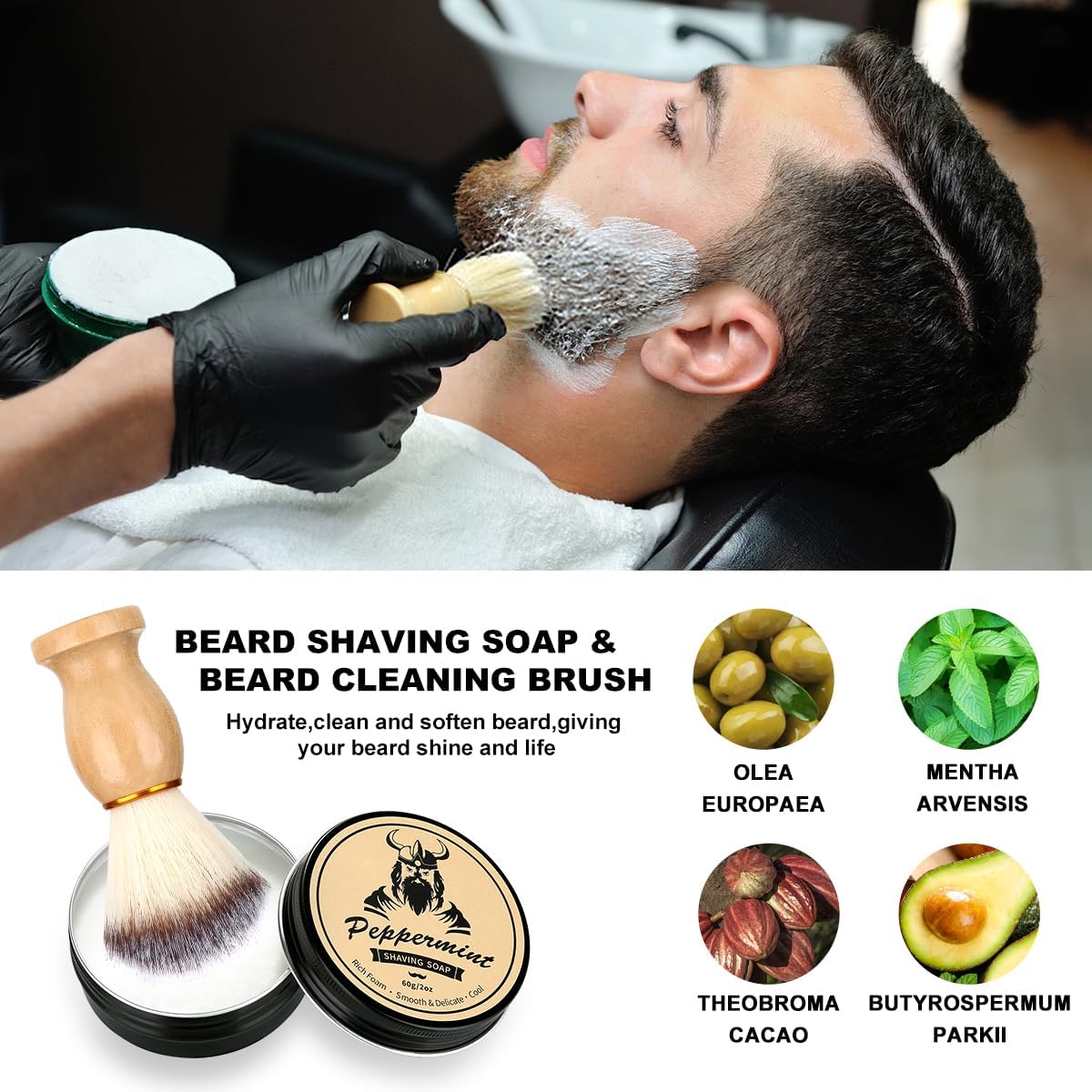 Beard Kit Gifts for Men, 9 Pcs Ultimate Beard Grooming Club Set w/2 Beard Oils, Shaving Soap, Balm, Brush, Comb&Storage Bag, Unique Gifts for Dad Husband Boyfriend Him, Father's Day Birthday Gifts Men