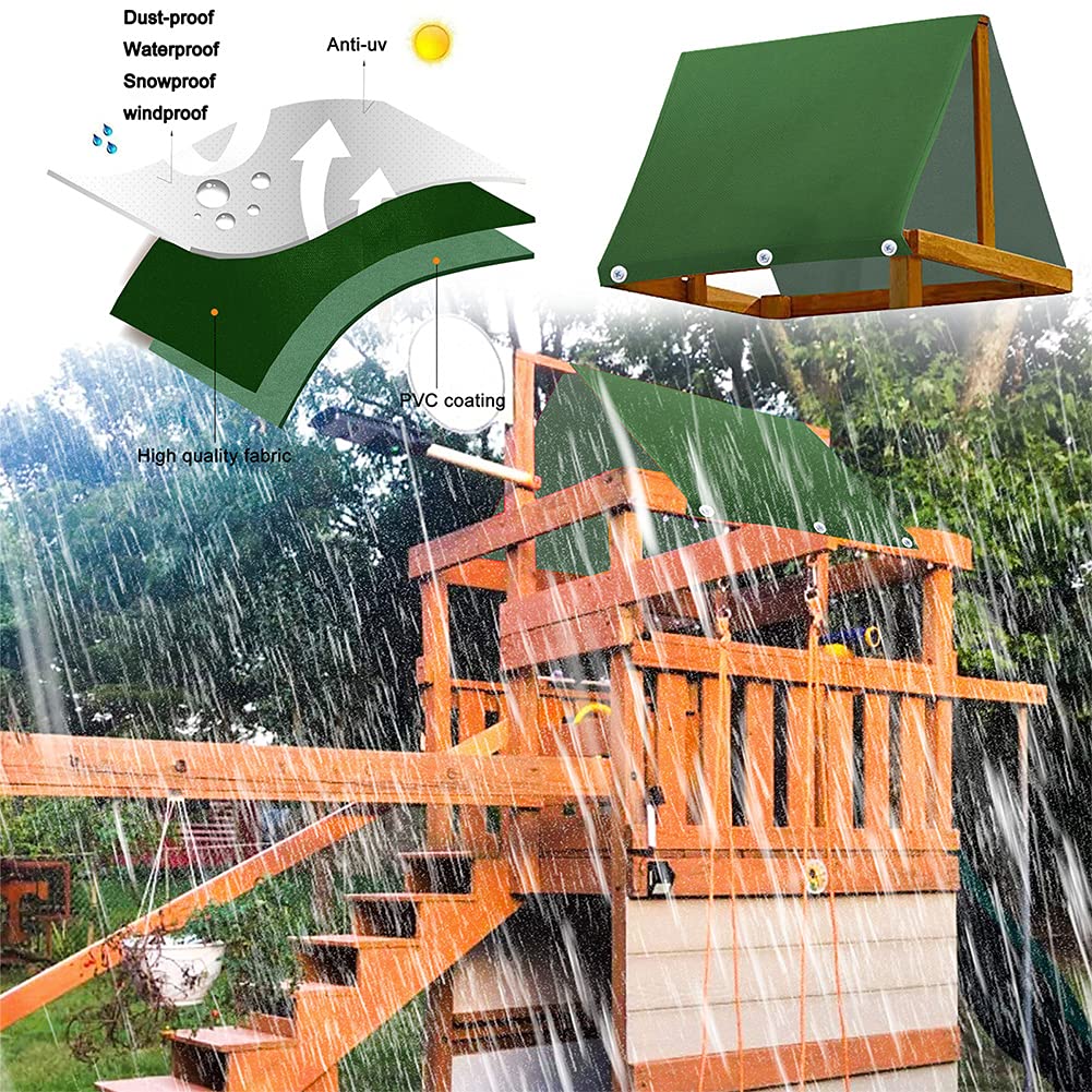 43"x90" Swing Canopy Replacement – Waterproof & Snow Proof Outdoor Playset Cover | Sunshade for Playground & Swingset Slide – Weather-Resistant for Outdoor Families