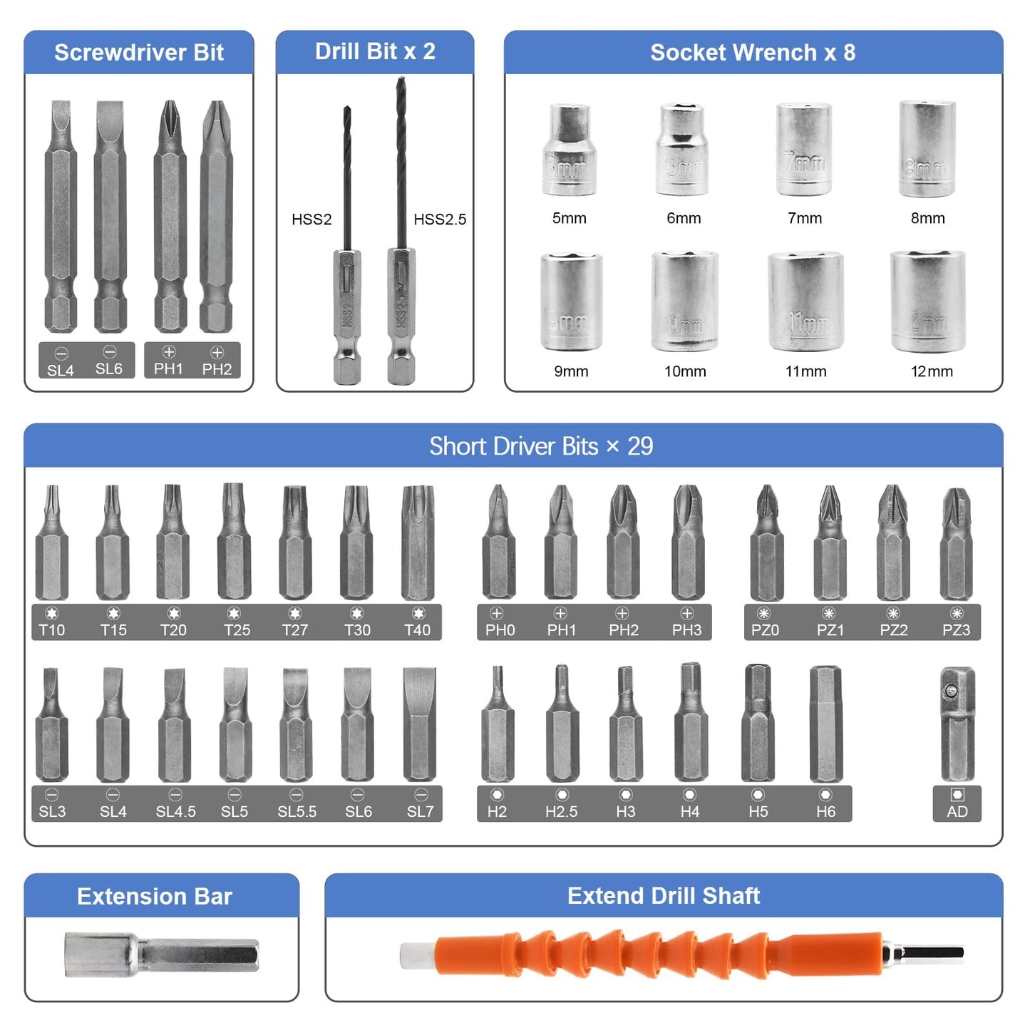 Small Electric Screwdriver, Mini Drill Set, Rechargeable 3.6V Cordless Screwdriver with 47 Driver Bits, Power Tool for Small Projects & Home Use