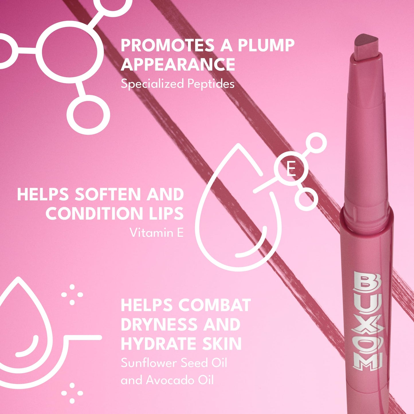 BUXOM Power Line Plumping Lip Liner, Real Red