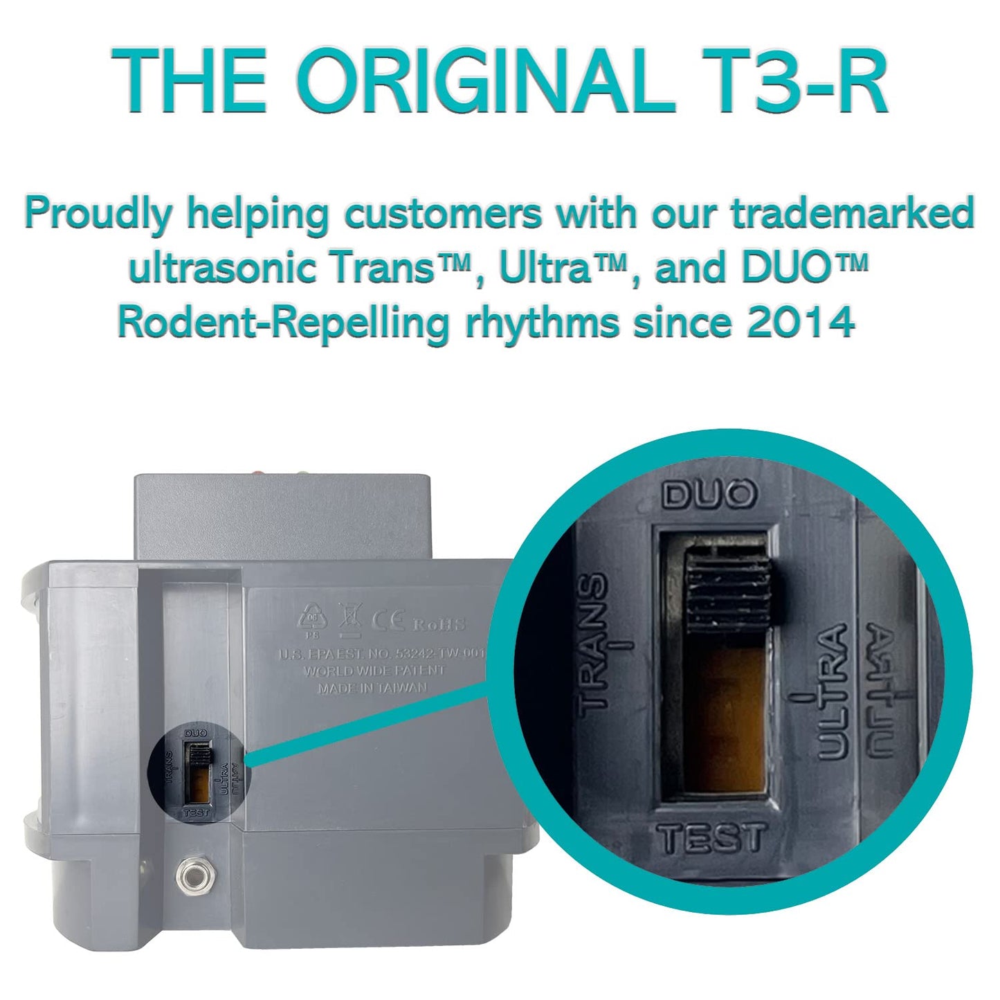 T3-R Triple High Impact Mice, Rat, Rodent Repeller