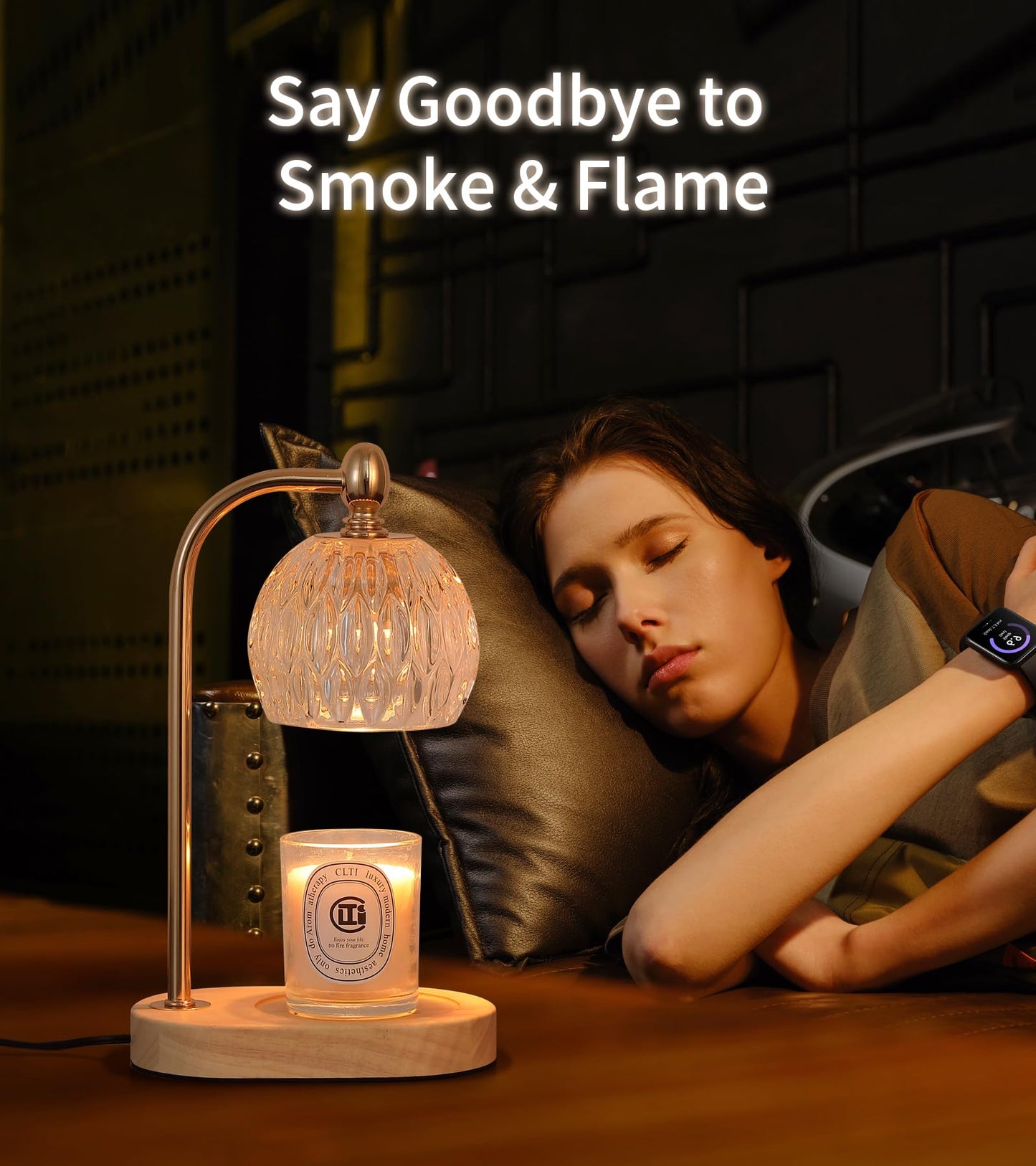 MEIXISUE Candle Warmer Lamp with Timer and Dimmer,Flameless Electric Wax Melt Warmer for Jar Candles With 2 Bulbs,House Warming Gifts,Mother's Day/Birthday/Christmas Gifts For Mom/Wife,Home Decor Lamp