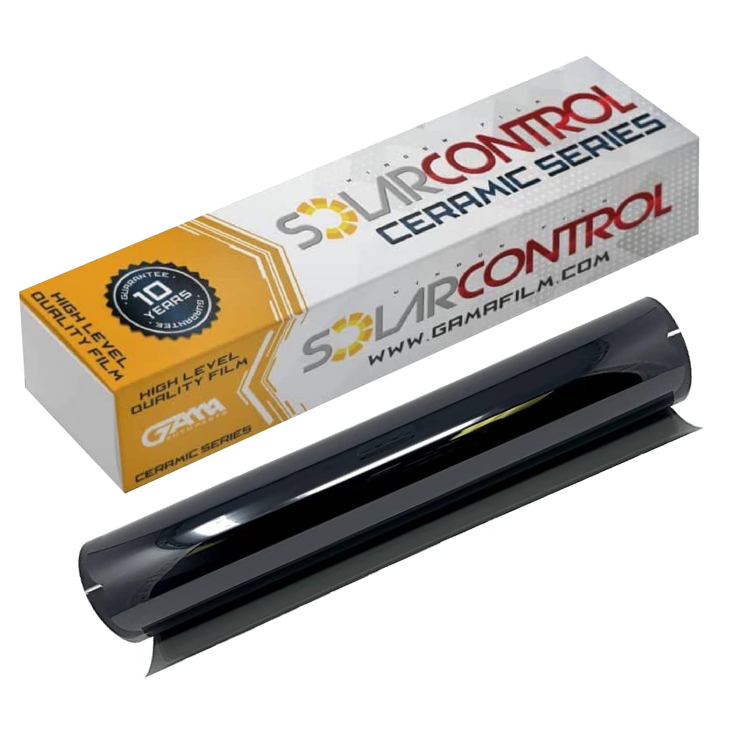 SOLARCONTROL Window Tint Car Film 2PLY 100% UV Rejection 20" X 100FT Nano Ceramic Shade Roll Universal Fit Privacy Sun Block and Scratch Resistant 95% Infra-red Rejection IRR (5% Darkest Shade)