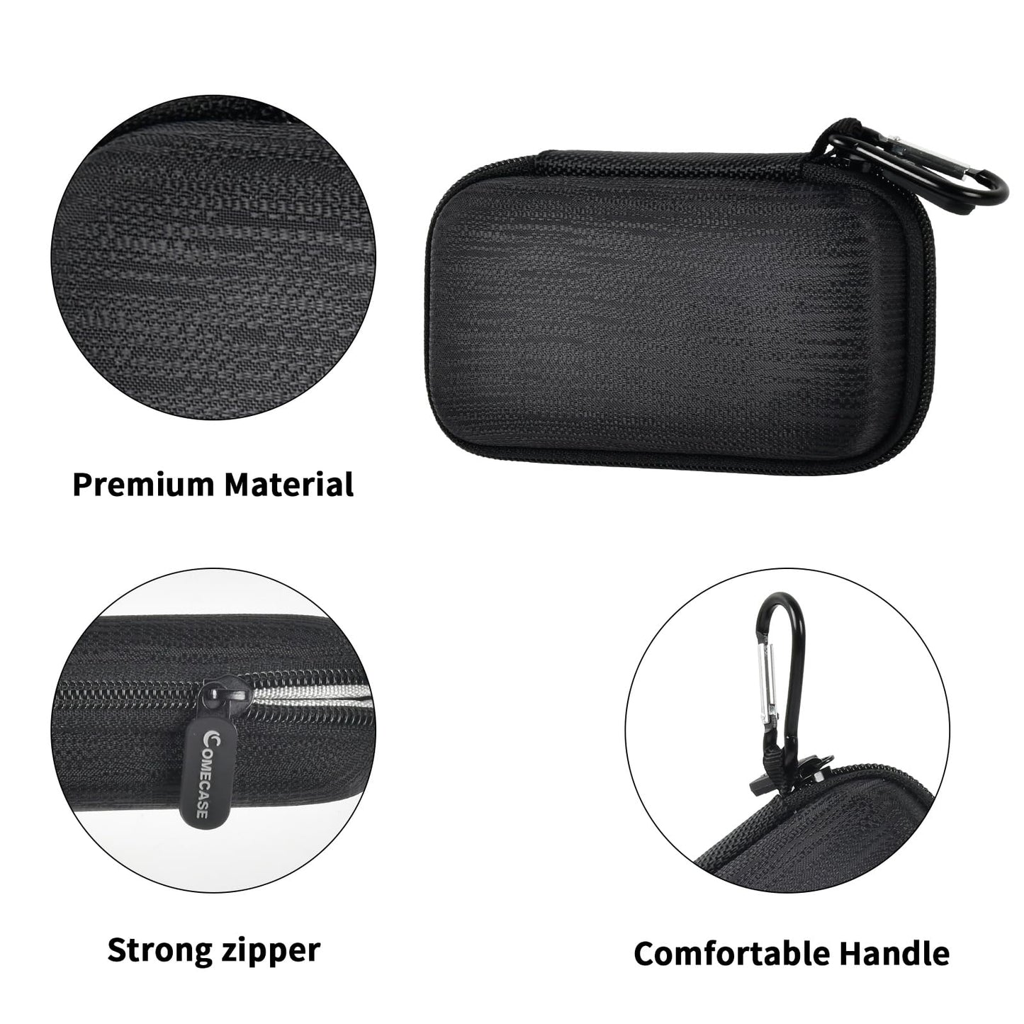 MP3 Player Cases & Covers for Luoran/for innioasis/for TIMMKOO/for MYMAHDI 4 Inch Full Screen Touch Music Player, Mp4 Player for Kids Holder Box for Earphone, USB Cable and Accessories (Bag Only)