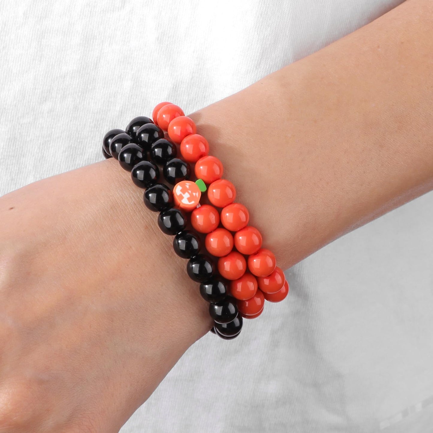 Risyfjew 3 PCS Healing Crystal Bracelets for Women 8mm Natural Stone Beaded Stretch Bracelet Amethyst Jewelry Gifts