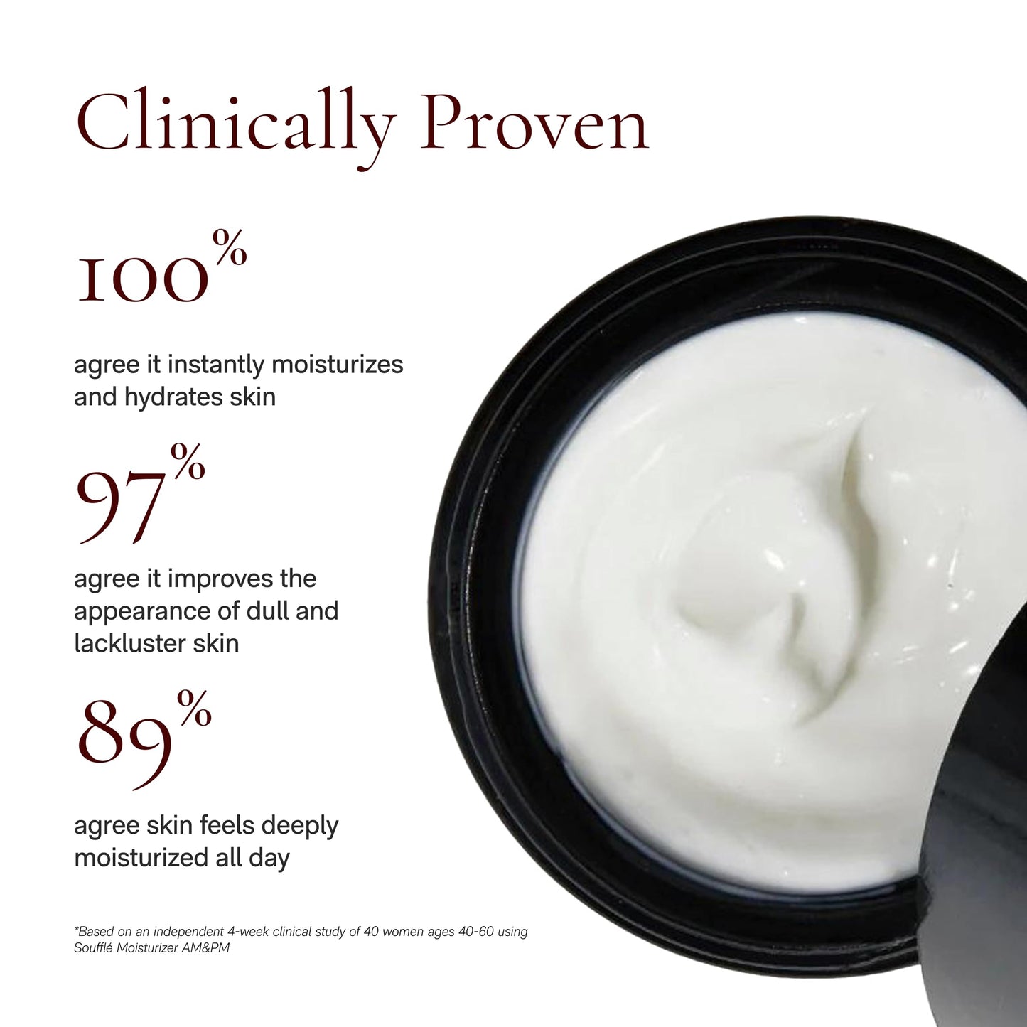 Soufflé Moisturizer | Antioxidant-Rich & Lightweight - Hydrates & Soothes with Goat Milk, Aloe & Vitamin C - Fragrance-Free - Nourishes Skin Barrier for Instant Hydration and Glow 1.7 Fl Oz