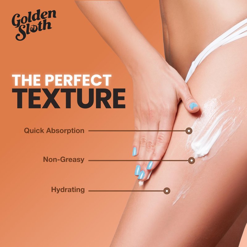 Golden Sloth Magnesium Cream - Unscented Topical Lotion - Highly Concentrated with 2 Types of Magnesium, All-Natural, Fast-Absorbing