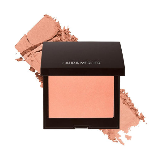 Laura Mercier Blush Color Infusion: Sheer Pressed Powder Blush for Cheeks, Buildable Formula, 10HR Wear, Long Lasting Color, Matte and Shimmer Finishes, Bellini