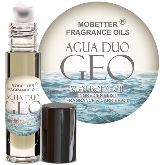 MOBETTER FRAGRANCE OILS Agua Duo Geo Men Fragrance Body Oil