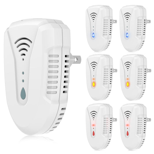 2026 Upgraded Version Ultrasonic Pest Repeller 6 Pack, Mouse Repellent Indoor Plug in, Insect Ultrasonic Repellent for Bugs Roach Insect Mice Spider Mouse Mosquito Ant, 3 Mode Switching