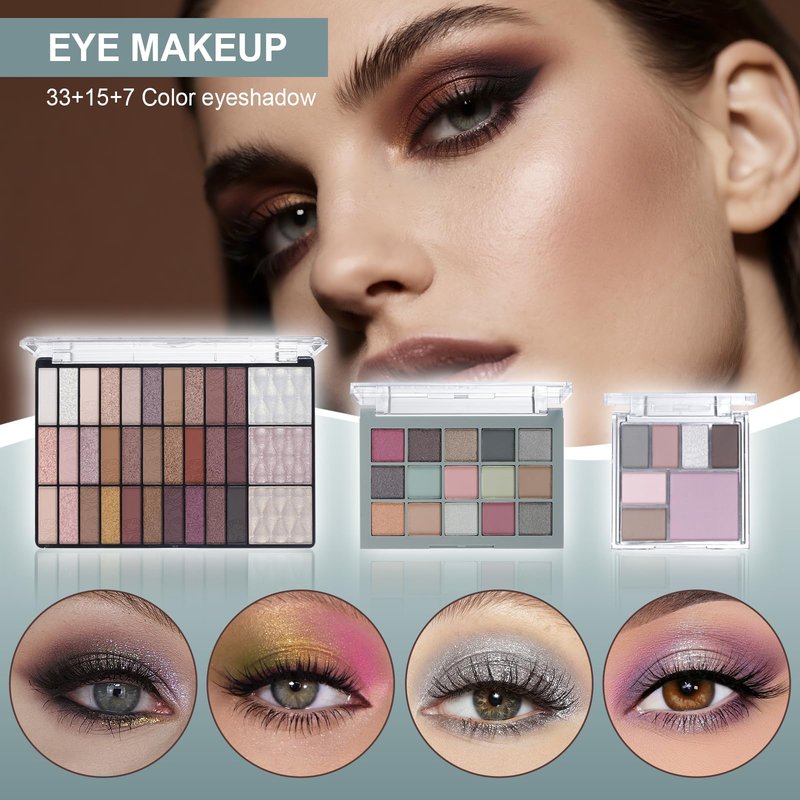 All in One Makeup Kit for Women Full Kit, Makeup Gift Set for Girls & Teen, Travel Makeup Set, Professional Makeup Kit Includes lash Clusters Kit Eyeshadow Lipstick Brow Pencil Eyeliner Brush Set