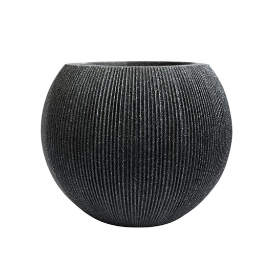14.5 Inch Dia Plastic Round Black Planters for Outdoor Plants, Plant Pot with Drainage Holes and Plug for Home Patio Garden, Large Flower Pot for Indoor and Outdoor Plants, 11.8 H (8.9" Pot Opening)