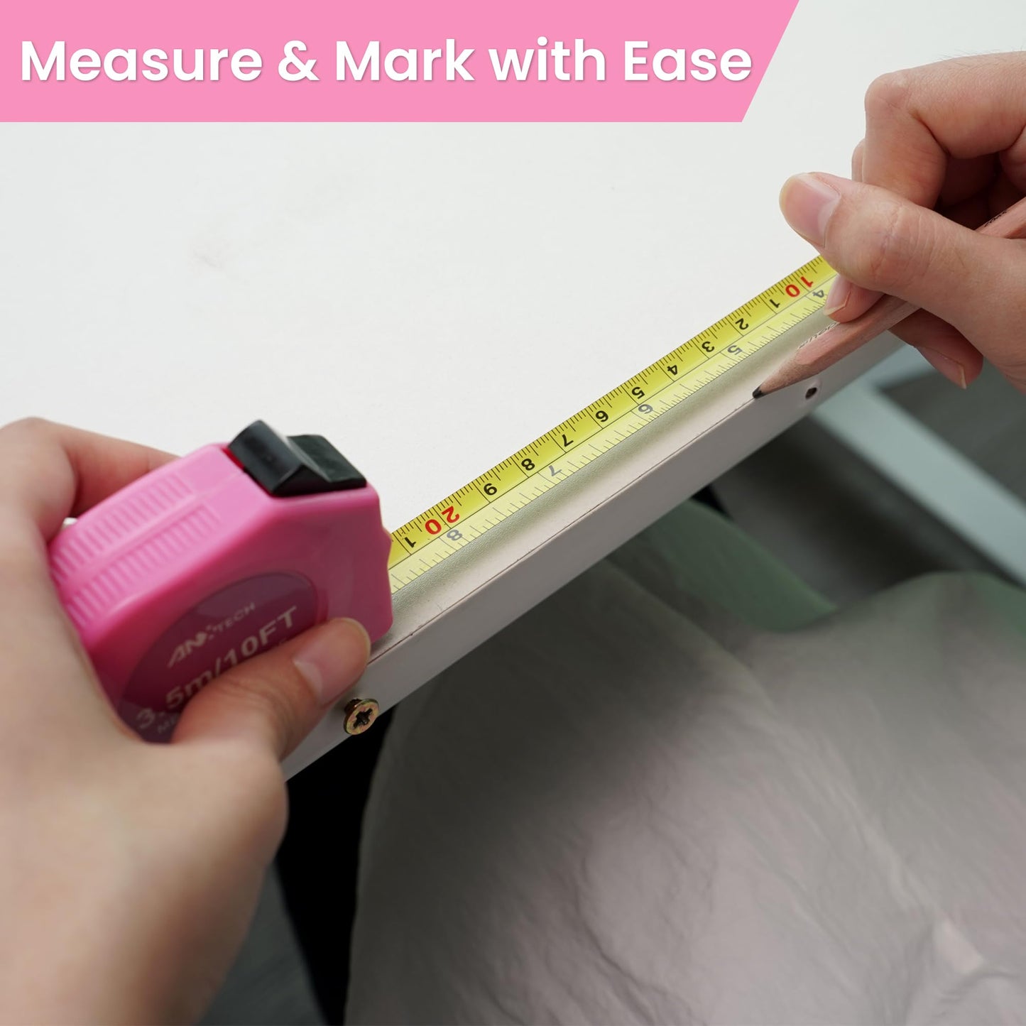 Pink Tool Set for Women, 136-Piece Household Small Tool Set, Toolbox Storage for Home Repairs, Portable Hand Tool Kit for Home, Car Repair, for Ladies