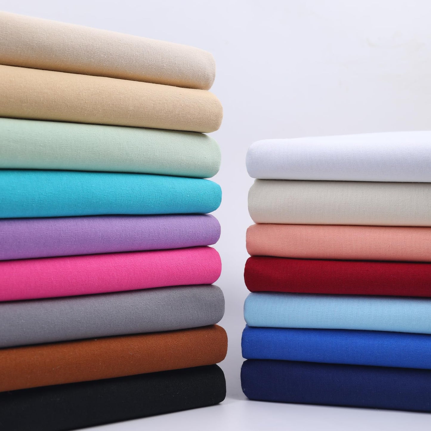 Cotton Fabric Natural Cotton Poplin Fabric by The Yard 100% Cotton, 59 Inches Wide Soft Embroidery Fabric Material for Quilting, Sewing, Crafts, Binding, Backing and Lining (Sage Green, 3 Yard)