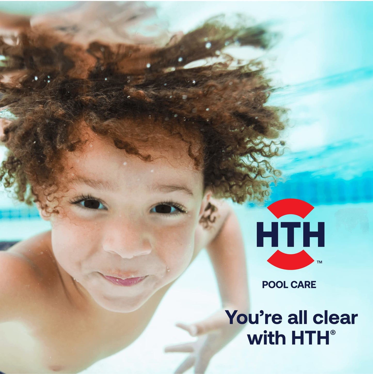 HTH 42052 Swimming Pool Care 3" Chlorine Tabs Advanced, Swimming Pool Chlorinating Sanitizer, 5lb
