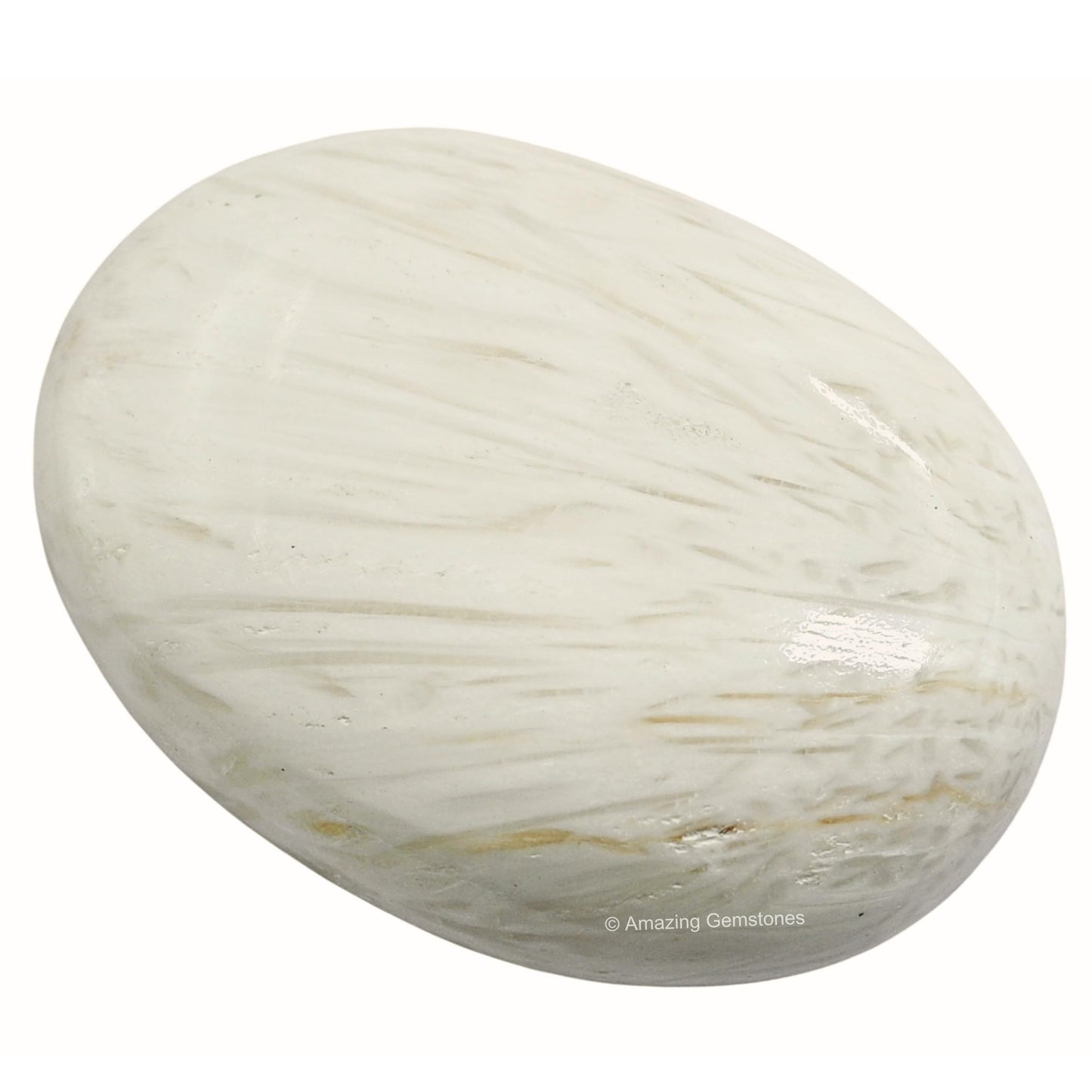 Amazing Gemstone Scolecite Crystals and Healing Stones - Extra Large Palm Stone Crystals Piedra - Crystal for Good Luck, Positive Energy, Meditation - Unique Stocking Stuffers Gifts for Women, Men