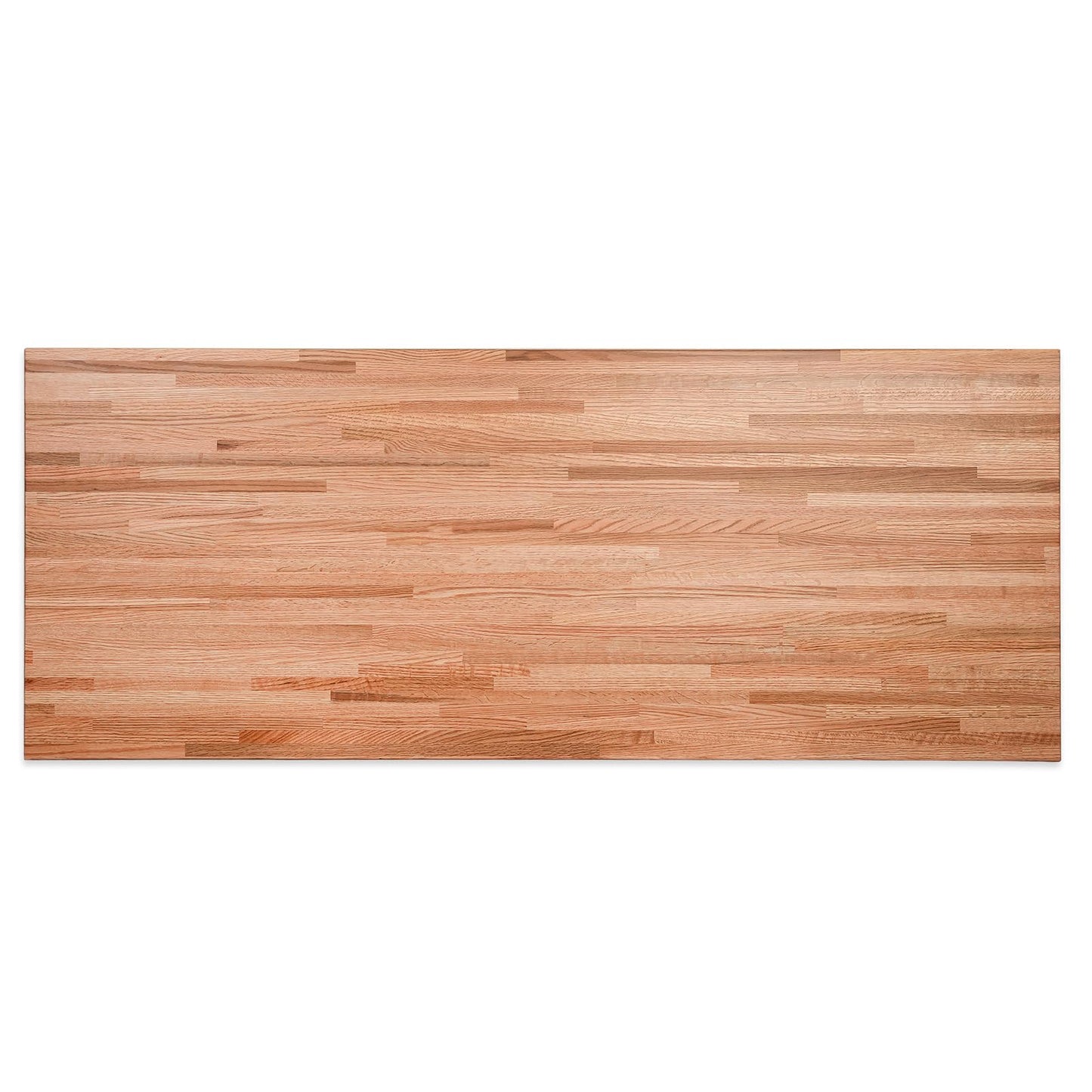 CONSDAN Butcher Block Counter Top, USA Grown Oak Solid Hardwood Countertop, Wood Slabs for Kitchen, Reversible, Both Side Polished, Prefinished with Food-safe Oil, 1.5" Thickness, 36" L x 25" W