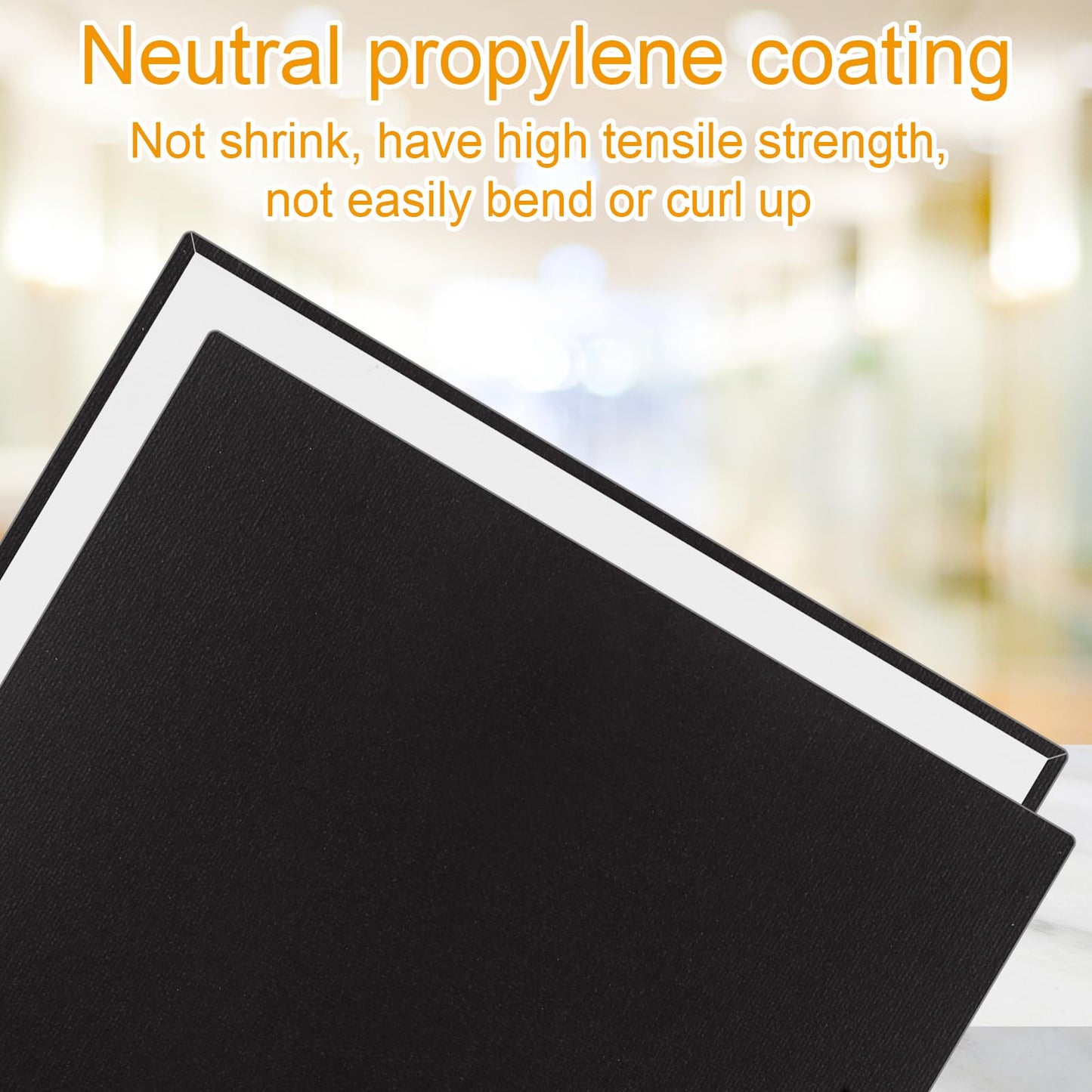 GBACHOOSE 24 PCS Black Canvas for Painting 8x10 Black Canvas Panels for Painting, Drawing and Art Supplies, Blank Small Canvases for Painting Acrylics Oil Watercolor Tempera Paints