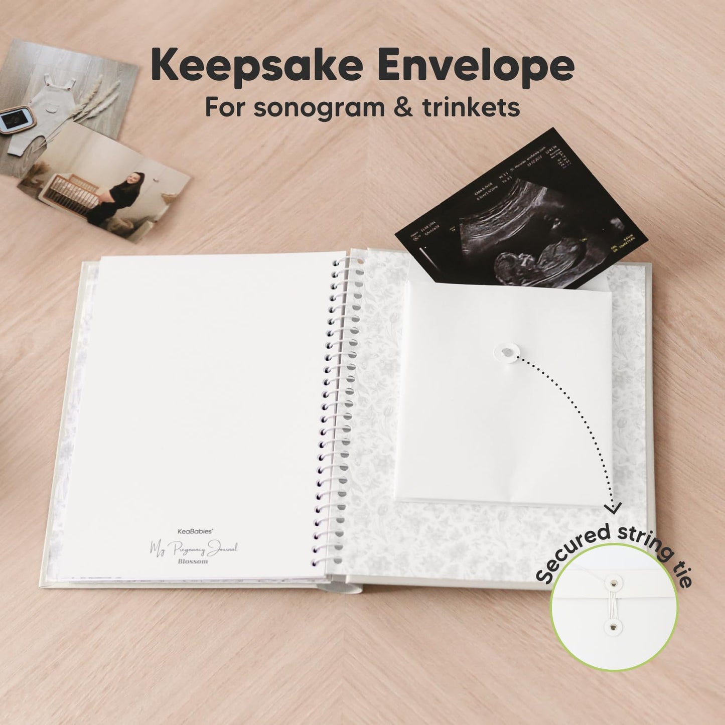 Pregnancy Journal, Pregnancy Announcements - 80 Pages Hard Cover Baby Books For Mom To Be Gift, Baby Memory Book Keepsake, Gender Reveal Gifts For New Moms, Mother's Day, Shower & Registry (Clay)